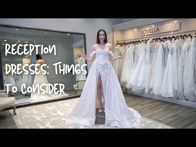 bridal reception dresses